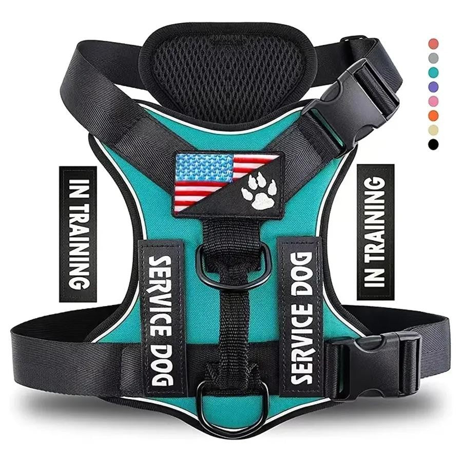 Service Dog Harness with Reflective Vest
