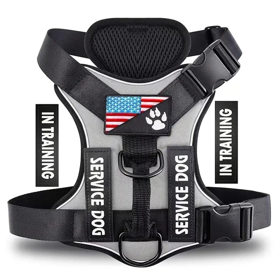 Service Dog Harness with Reflective Vest