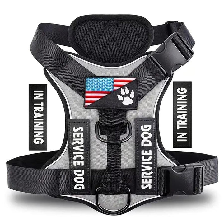 Service Dog Harness with Reflective Vest