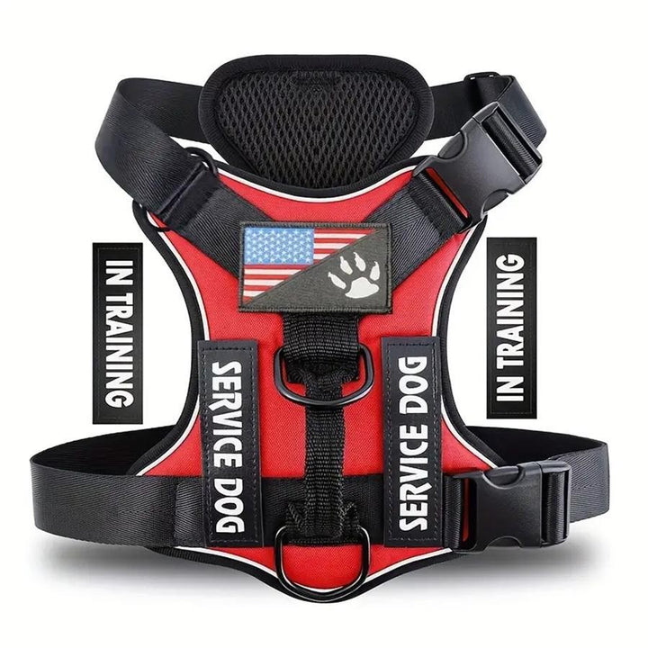 Service Dog Harness with Reflective Vest