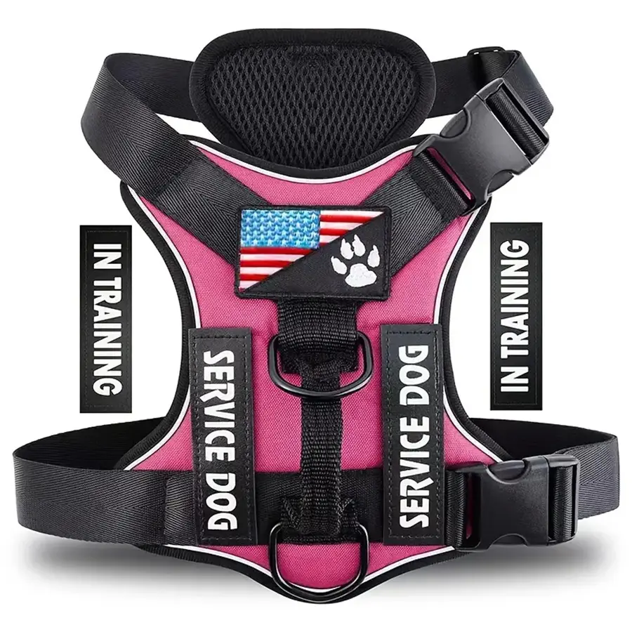 Service Dog Harness with Reflective Vest